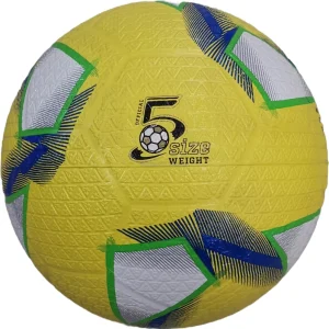 Custom Logo for Rubber Soccer Ball Football Sizes 5 4 3 for Training Gameplay for Team Sports