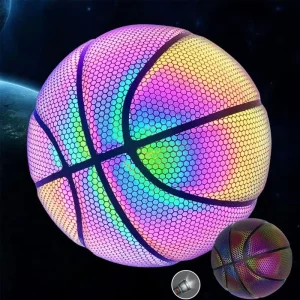 Custom Luminous Basketball No.7 Match Training Adult Student Non slip PU Moisture absorbing Soft Leather Wear resistant Natural