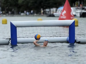 Custom Made Inflatable Water Polo Goal Pool & Lake for Family & Competitive Play
