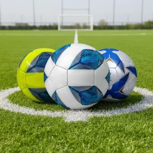 Custom Match Ball Soccer Ball Black & Blue Football From China Factory