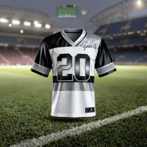 Custom Men’s Team Uniform Rugby Jersey American Football Styled Breathable Shirts with Printed Logo for Adults