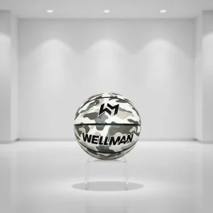 Custom Milky White No.7 PU Leather Basketball Water Resistant Durable Adult Indoor Outdoor Training Competition