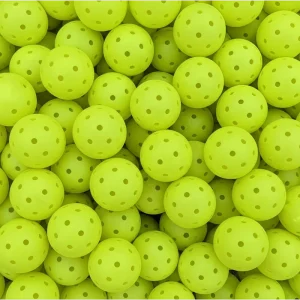 Custom Outdoor Pickleball Balls for Racing USAPA Seamless Durable 40 Holes Frosted Surface