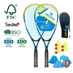 Custom PU Durable Soft Squash OEM Aluminum Options Professional Intermediate Senior for B-040001 Ball Control