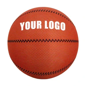 Custom PU Natural Rubber Bladder Durable Silent Basketball Size 7 Soft Elastic Foam Airless Ball Anti Collision Quiet Bouncing