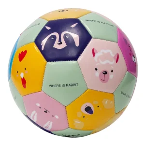 Custom PU Soccer Ball Size 3 for Toddler Kids Cartoon Machine Stitch Girls Boys Soft Youth Durable Indoor Outdoor