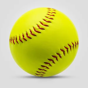 Custom PVC Leather Match Practice Baseball Slow Pitch Softball Ball with Custom Logo