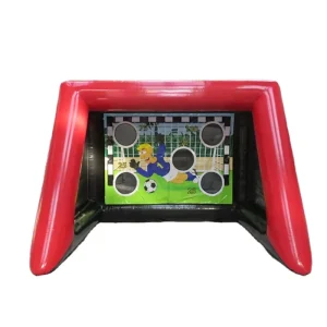 Custom PVC Tarpaulin Inflatable Football Shooting Games Goal Soccer Shoot Outdoor Sport Games