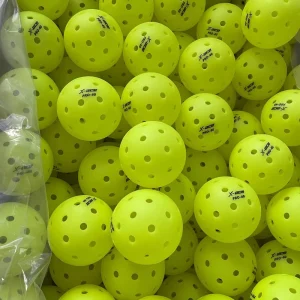 Custom Pickleball Balls with 40 Holes, Plastic, Featuring Customized Logo for Children Outdoor Play