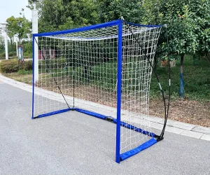 Custom Portable Foldable Soccer Goal Set Durable Football Net and Goal Post for Training Use