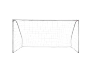 Custom Portable Outdoor Foldable White Steel Frame Eco Friendly Football Net Soccer Goal for Kids