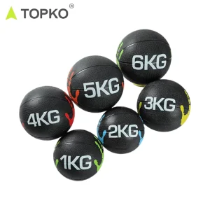 Custom Print 1kg 2kg 3kg Natural Rubber Strength Exercise Medicine Ball