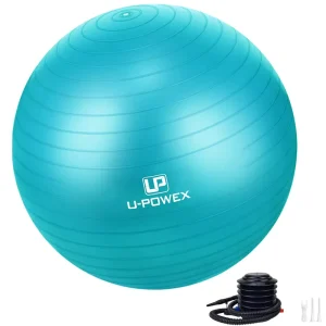 Custom Printed Anti burst Heavy Duty Stability Ball Gym Fitness Yoga Ball Exercise Ball with Quick Pump