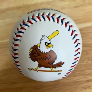 Custom Printed Logo Full Grain PU PVC Leather Flat Seam Raised Wool Cork Softball Training Weight Professional Baseball Balls