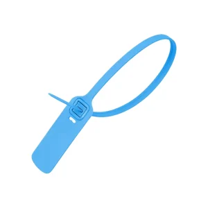 Custom Printed Plastic Security Seal ST-PS001 Pull Tight Tamper Proof Seal For Cargo Logistics And Retail Bags