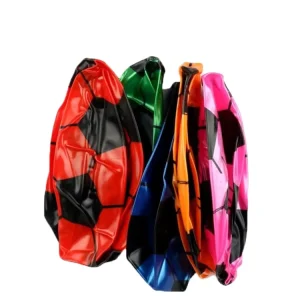 Custom Printing Inflatable Soft Soccer Ball Rainbow PVC Plastic Toy Balls for Kids
