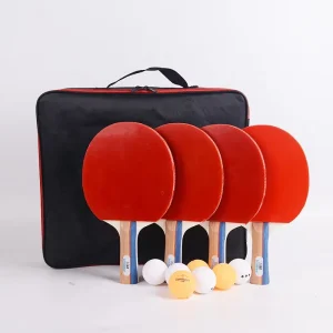 Custom Professional Lightweight Table Tennis Racket Set for Training Portable Paddles