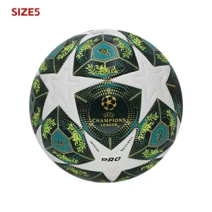 Custom Professional Soccer Ball Size 5 Thermal Bonded PU Leather for Match and Training