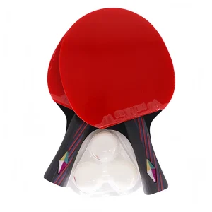 Custom Professional Table Tennis Racket Set with Ayous Bottom Fast Speed and All Around Performance Wood Rubber ITTF Certified