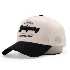 Custom Puff Embroidery Logo Caps 3D Raised Two-tone Embroidered Hats Baseball Caps