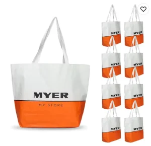 Custom Reusable Recycled RPET Cloth Tote Bag Waterproof Gift Film Shopping Bag Cartoon Pattern Eco-Friendly Reusable Tote Bag