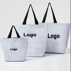 Custom Rpet Shopping Bag Recycled Eco Big Non Woven Tote Bags With Logo