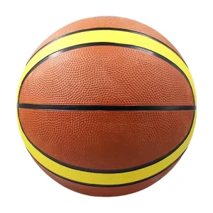 Custom Rubber Basketball Size 7 570 580g Weight Nylon Wound Butyl Bladder