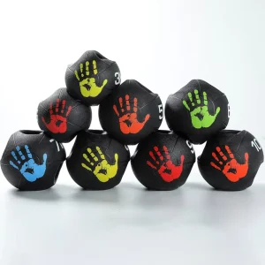 Custom Rubber Gym Medicine Wall Ball Dual Grip Handles 3 10Kg Strength Training Fitness Medicine Ball