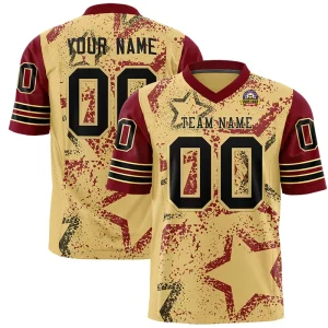 Custom Rugby Jersey Shirts Printed Quick Dry Sport Mesh Oversized T Shirts Football Wear Retro Men’s American Football Jersey
