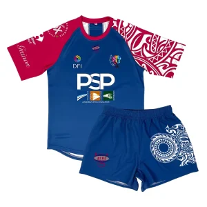 Custom Rugby Uniform Set Sublimated Breathable Short Sleeve College Team Color Design Jerseys