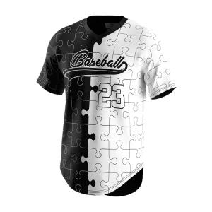 Custom Short Sleeve Softball Baseball Wear Team Uniforms Korean Style Jerseys Hip Hop Jerseys