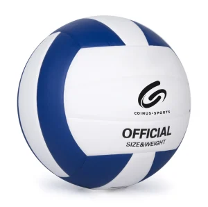 Custom Size 5# Eco-Friendly Lightweight Thermo Bonded PU Leather Indoor Volleyball Ball Official Quality 260-280g