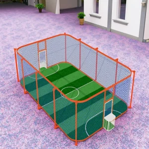 Custom Size Futsal Boundary free Football Court Sport Equipment Football Pitch With Artificial Turf Interlocking Sports Floor