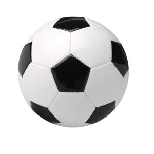 Custom Soccer Ball Size 2,3,4,5 Needle Classic White Black Thicker PU Tight Weaved Suitable Soccer Ball
