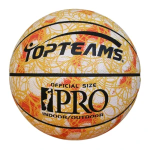 Custom Soft High Quality PU Leather OEM Indoor and Outdoor Pro Basketball