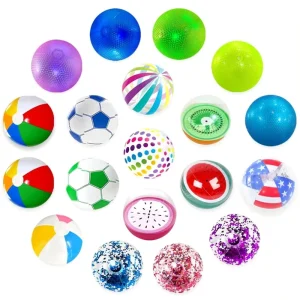 Custom Soft Plastic Bear Beach Balls with Silk Screen Printing for Summer Games and Promotions
