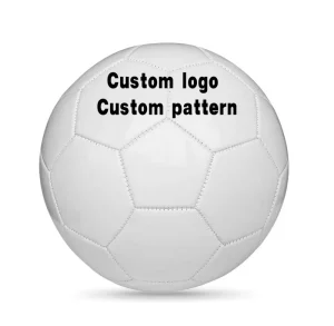 Custom TPU Soccer Training Ball Size 5 Professional Official Match Football for Adult Kids White Color