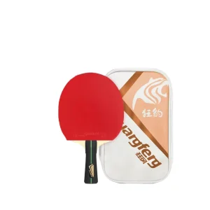 Custom Table Tennis Racket Professional ITTF Approved Rubber Ping Pong Paddles With Cover for Beginner