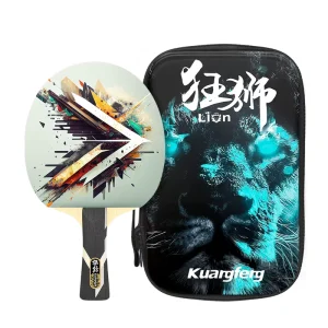 Custom Table Tennis Set with Pure Wood Bottom Rubber Racket EVA Case Training Game