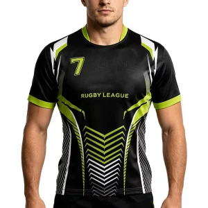Custom Team Rugby Jersey Design Your Own Logo Sublimation Men Rugby Jerseys