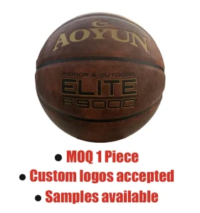 Custom Training Basketball Manufacturer 7 Game Design Options PU Leather Cover Nylon Wound Rubber Bladder Durable
