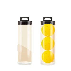 Custom Transparent Polypropylene Plastic Storage Boxes Display Cases Ball Retrieval Tennis Badminton Pickleball