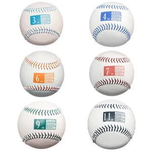 Custom Weighted Training Baseball 5oz 8oz 11oz Leather Softball For Team Practice