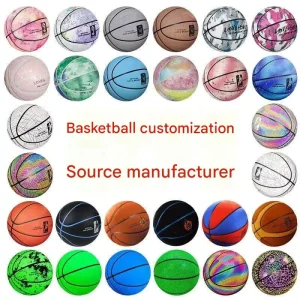 Custom Your Own Logo PU Cover Rubber Basketball with Butyl Rubber Bladder 7 6 5 4 3 2 1 Ball CE BSCI Sedex for Training