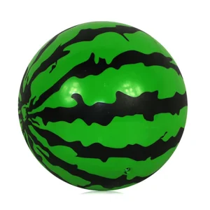 Custom logo 9 Inches Unisex Inflatable Plastic Watermelon Ball Toy for Beach