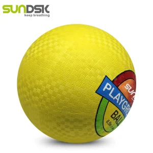 Custom logo Color Rubber 8.5 Inch Custom Playground Ball Kickball