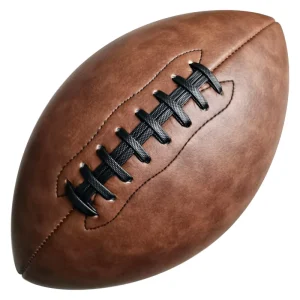 Custom logo Leather Pu Football Professional Brown White and Black Football Rugby Size 9 American Football Ball