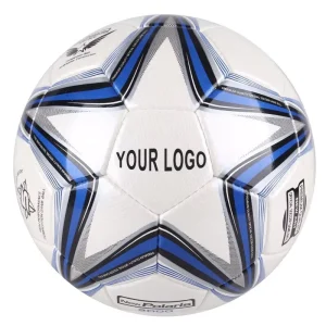 Custom logo Soccer Ball Size 3 4 5 Professional Training Professional Match Blue Football Ball