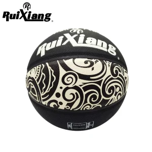 Customizable Adult Basketball Ball PU Natural Rubber Bladder Competition Standard Size 7 Elastic Indoor Durable