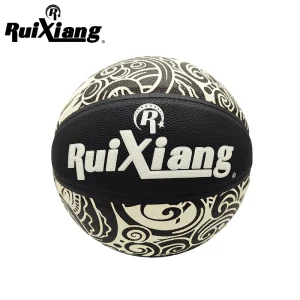 Customizable Adult Basketball Competition Standard Size 7 PU Natural Rubber Bladder Durable Indoor Ball Wear Resistant